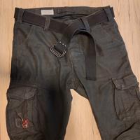 pantaloni militari neri taglia L airborne vintage