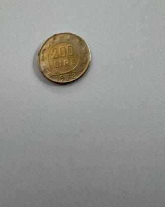 200 Lire del 1978 Rarissima