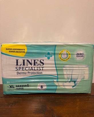 30 Pannoloni XL Lines Specialista Derma Protection
