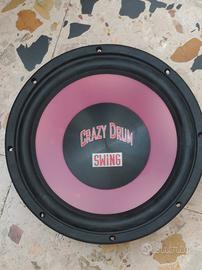 Subwoofer Car Audio "Crazy Drum di Swing" 4 Ohm