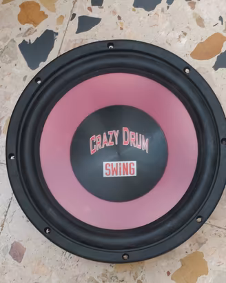 Subwoofer Car Audio "Crazy Drum di Swing" 4 Ohm