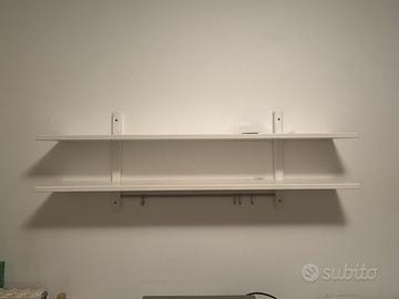 Mensola doppia 140x21x50h