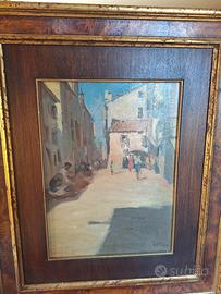 Quadro originale firmato Emilio Rizzi olio su tela