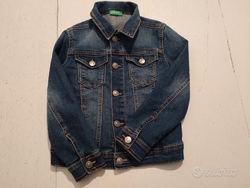 giubbino jeans Benetton 