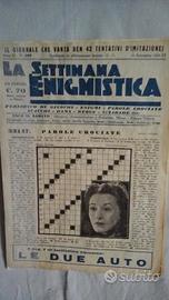 Settimana enigmistica 559 del 26 settembre 1942