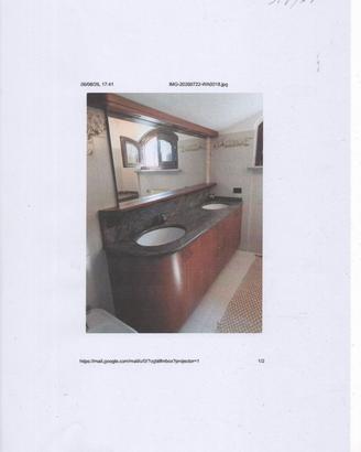 MOBILE BAGNO IN LEGNO CILIEGIO NUOVO