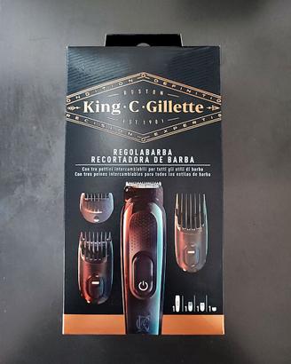 NUOVO SIGILLATO King C Gillette Regolabarba