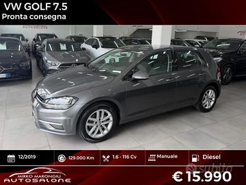 VW GOLF 7.5 1.6 TDI 115 CV 5p. Sport FINANZIABILE
