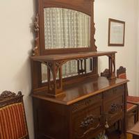 Mobile con specchiera dimensioni 126x52x232