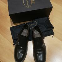 Scarpe GREEN GEORGE di cuoio nero modello derby