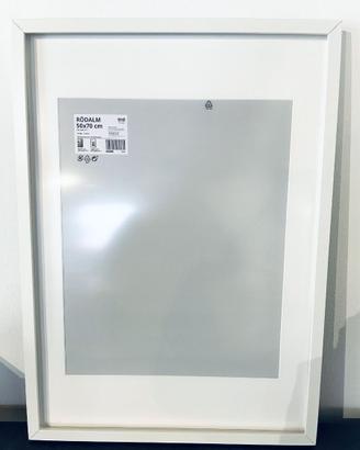 Cornice IKEA RÖDALM 50x70 cm, bianco, Nuovo