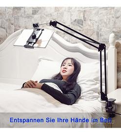 Supporto per tablet da letto