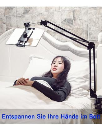 Supporto per tablet da letto