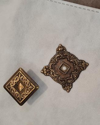 pomelli in ottone per armadio