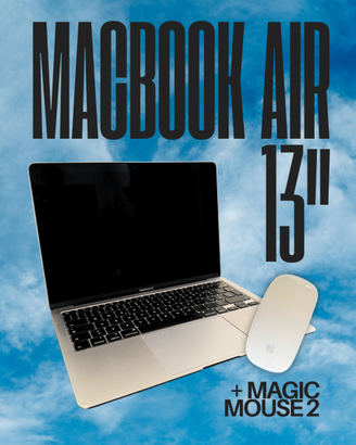 MacBook Air 13” 2020 i7 + Magic Mouse 2