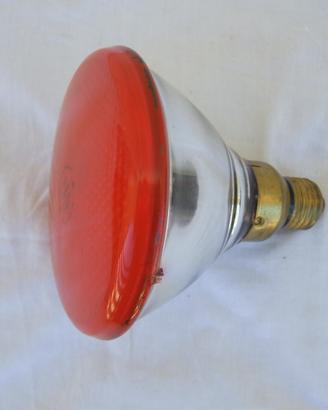Lampada a faretto rossa E27 - 100 watt