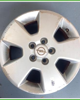 Cerchio Singolo in Lega Opel Zafira A 16 pollici