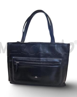 BORSA DONNA THE BRIDGE NERA MANICO CORTO E TRACOLL