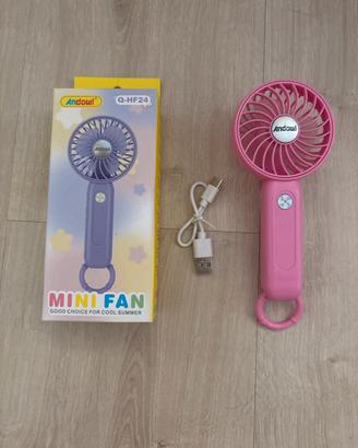 mini-ventilatore ricaricabile portatile