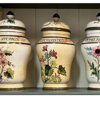 VASI DECORATIVI DA SPEZIALI  O VASI DA FARMACIA
