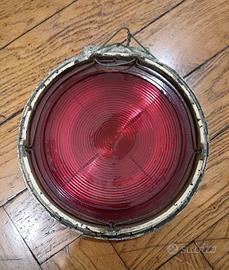 Set di 2 vetri Holophane Vintage per treni