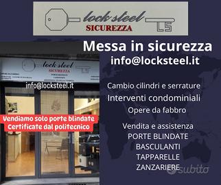 Fabbro sicurezza porte blindate - Cambio serrature