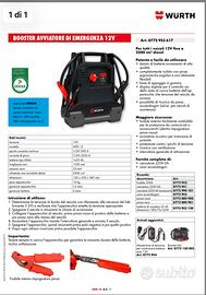 Avviatore booster 12 volt