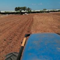 operatore agricolo lavori trinciatura e aratura 