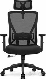 Sedia ergonomica ufficio gaming-Nuova