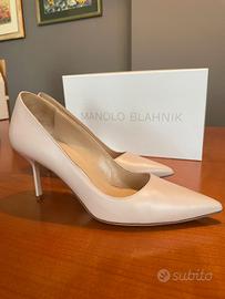 Hand made Vintage Manolo Blahnik in pelle 