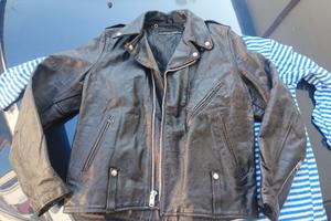 Giacca moto pelle Vintage Harley Davidson 