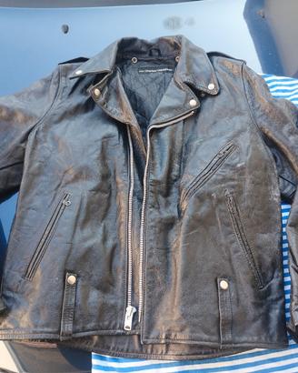 Giacca moto pelle Vintage Harley Davidson 