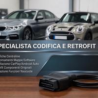 Codifiche BMW, sblocco funzioni, CarPlay