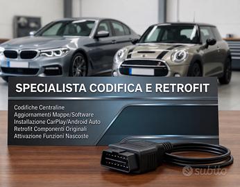 Codifiche BMW, sblocco funzioni, CarPlay