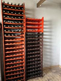 Scaffalature per bottiglie di vino