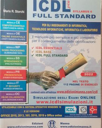 Libro di testo: ICDL Full Standard più syllabus 6