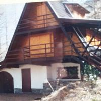 casa montana a Pragelato in legno  in miniatura