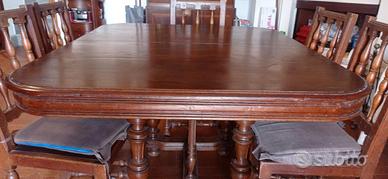 Tavolo noce massello