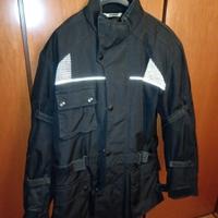 Giubbotto moto con protezioni