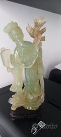 statuette in giada cinese
