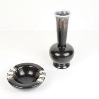 Posacenere e vaso in ceramica