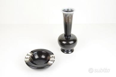 Posacenere e vaso in ceramica