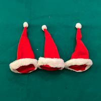 SET 3 CAPPELLINI NATALIZI SEGNAPOSTO/PORTAOGGETTI