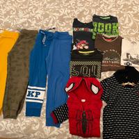 Lotto vestiti bambino 6 anni 116cm