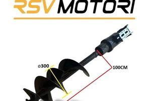 Trivella idraulica miniescavatore Diametro 300mm R