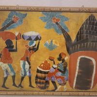 Quadro Batik africano 
