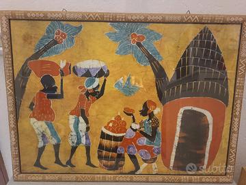 Quadro Batik africano 