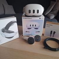 Meta Quest 3 512GB + Cavo Link + Fascia KIWI