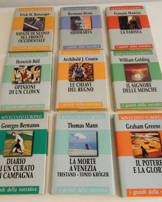 9 libri di grandi autori del novecento europeo