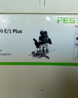 Fresa Festool + Banco fresa Festool + Set di frese